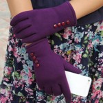 Sophie handsker, lilla